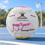 Gilbert George Fisher Signature Netball Ball